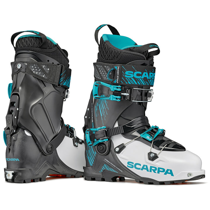 Scarpa Maestrale RS Alpine Touring Ski Boots 2023 White/Black/Azure