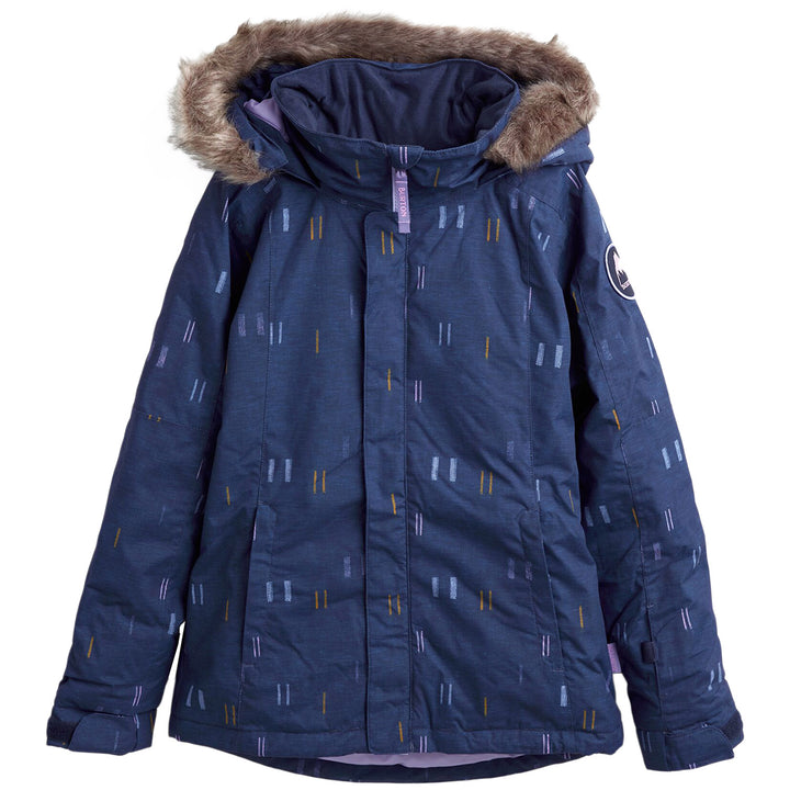 Burton Bennett Jacket - Girls' Chambray Stripe