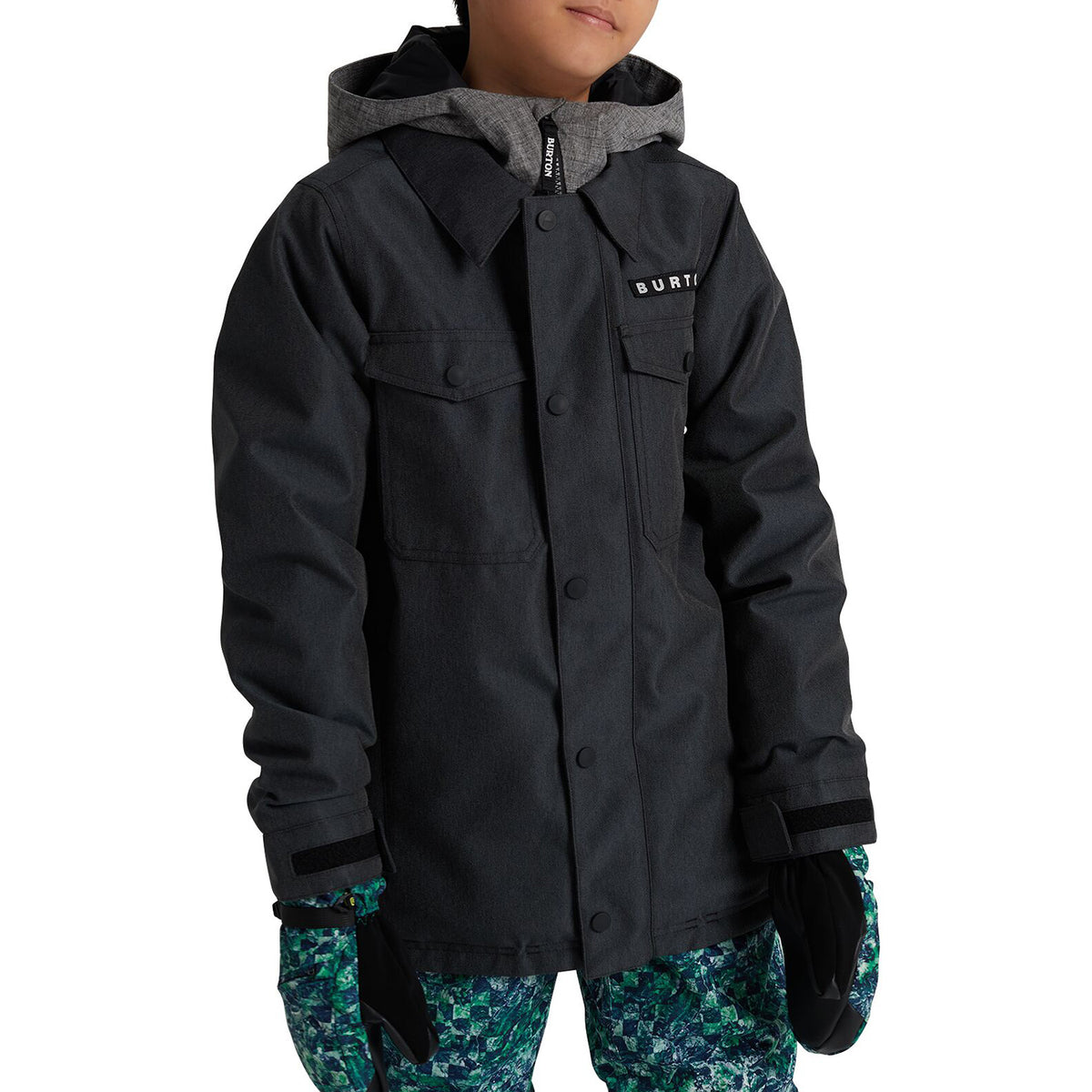 Burton Uproar 2L Jacket - Boys' Black Denim