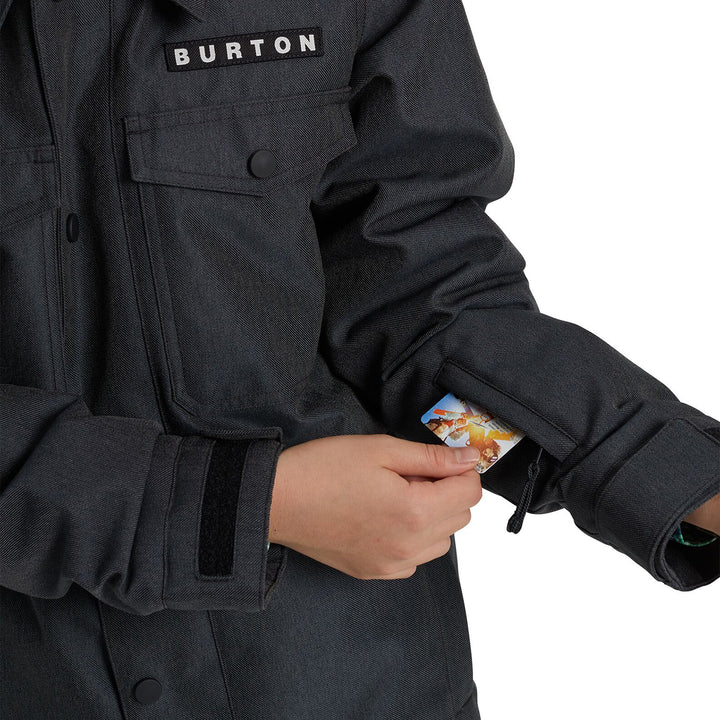 Burton Uproar 2L Jacket - Boys' Black Denim