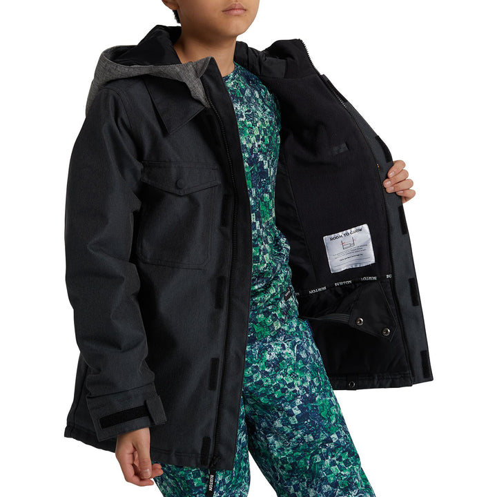 Burton Uproar 2L Jacket - Boys' Black Denim