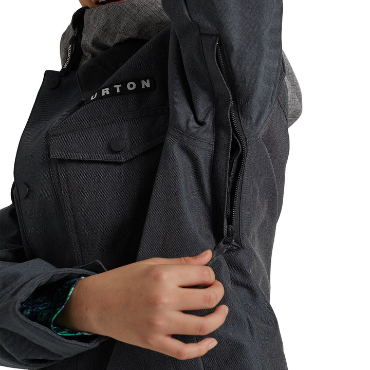 Burton Uproar 2L Jacket - Boys' Black Denim