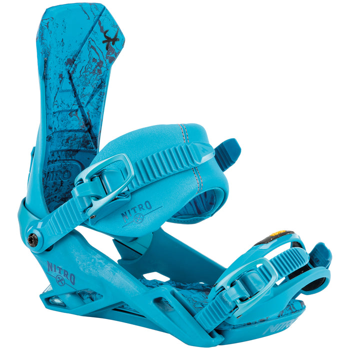 Nitro Team Snowboard Bindings 2022 Blue