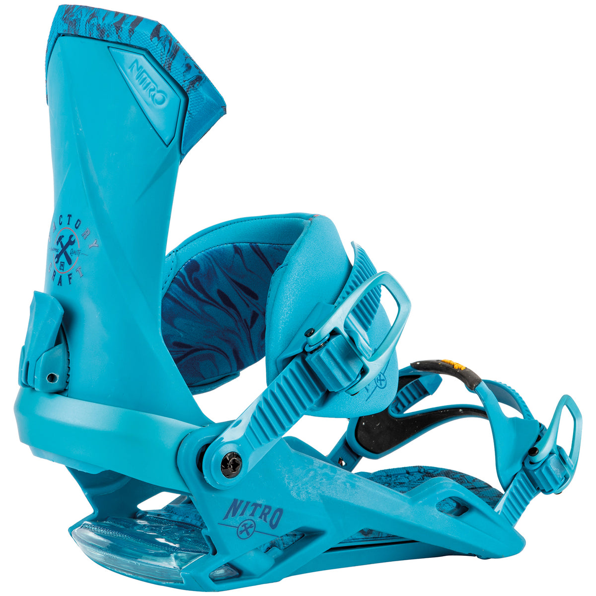 Nitro Team Snowboard Bindings 2022 Blue