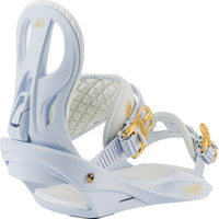 Nitro Rythm Snowboard Bindings - Women's 2022 White Gold::White Gold
