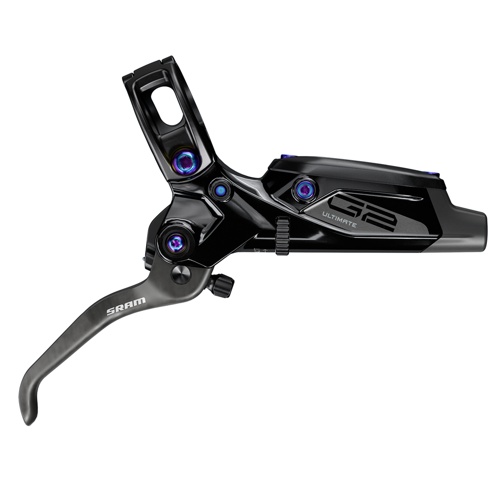 SRAM G2 Ultimate Disc Brake Rainbow Hardware, Gloss Black