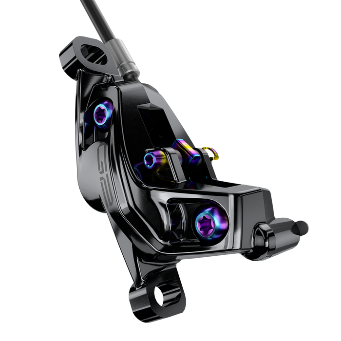 SRAM G2 Ultimate Disc Brake Rainbow Hardware, Gloss Black