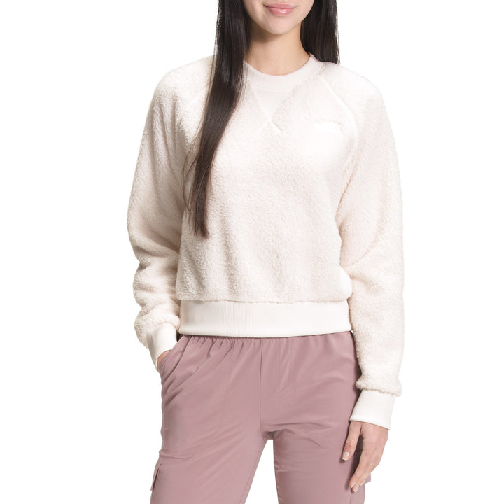The North Face Dunraven Sherpa Crew - Women's Gardenia White