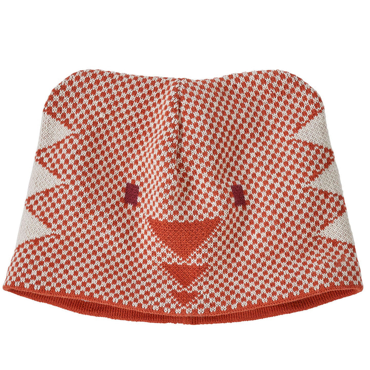 Patagonia Animal Friends Beanie - Toddlers' Beanie Bear: Sandhill Rust