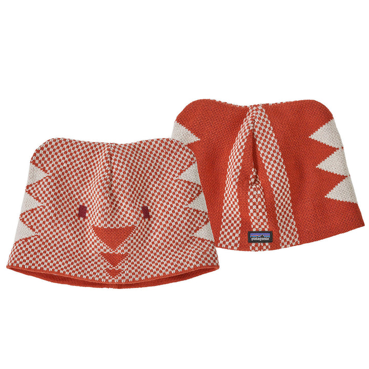 Patagonia Animal Friends Beanie - Toddlers' Beanie Bear: Sandhill Rust