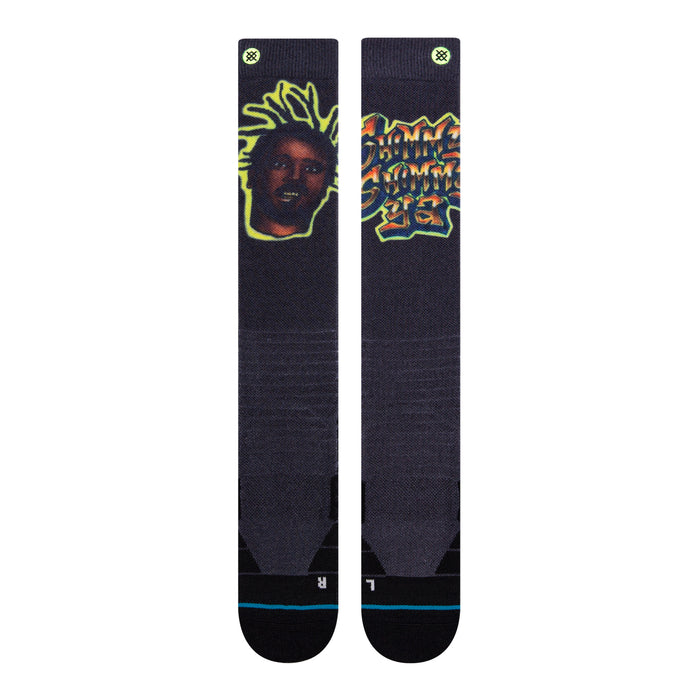 Stance Raw Snow Socks Black