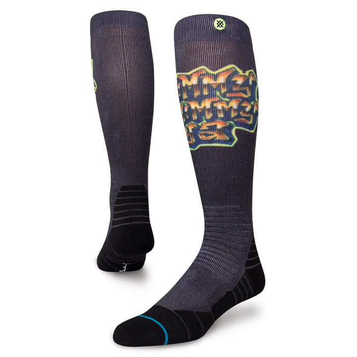 Stance Raw Snow Socks Black