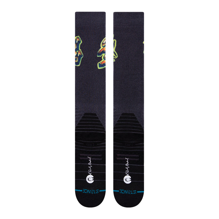 Stance Raw Snow Socks Black