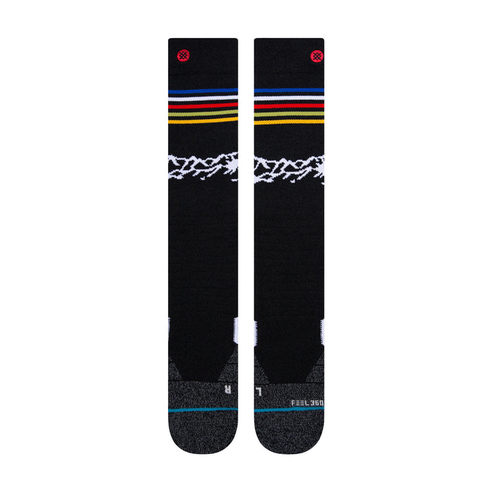Stance Fish Tail Snow Socks Black