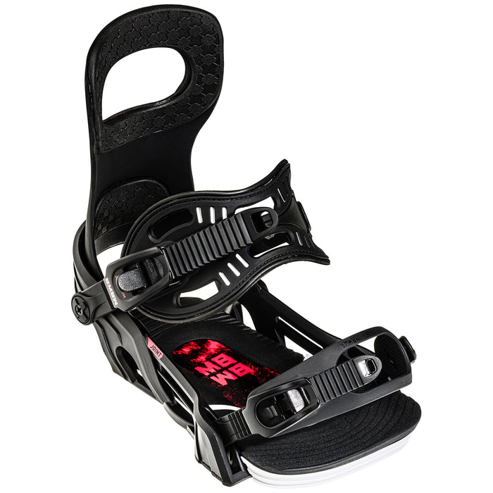Bent Metal Joint Snowboard Bindings Black
