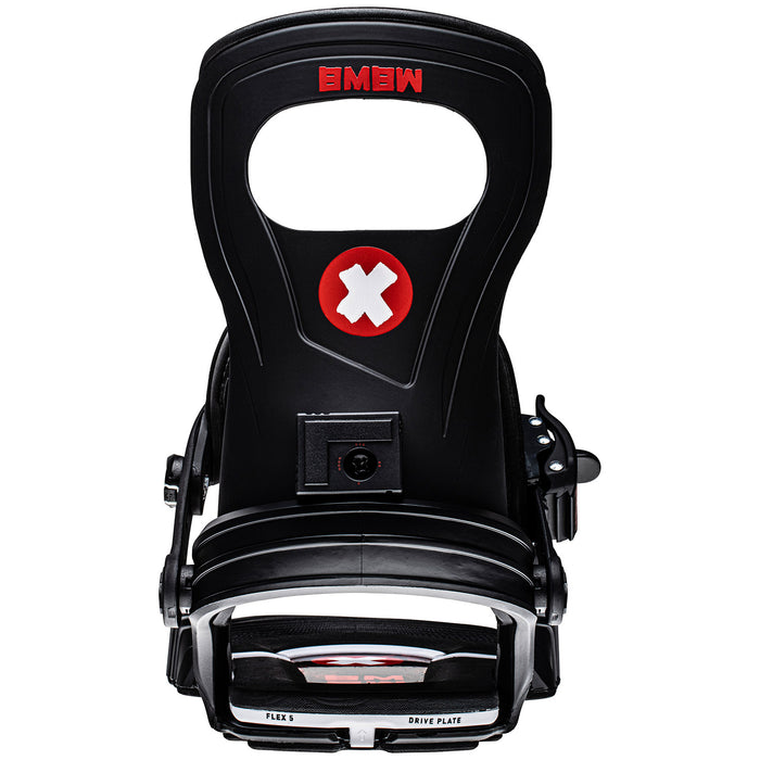 Bent Metal Joint Snowboard Bindings Black