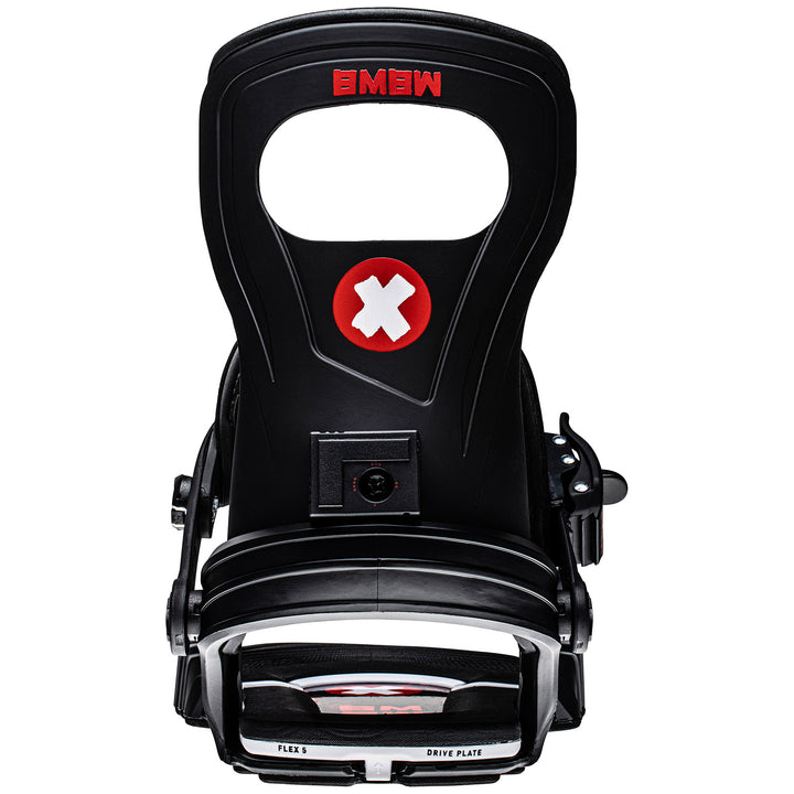 Bent Metal Joint Snowboard Bindings Black