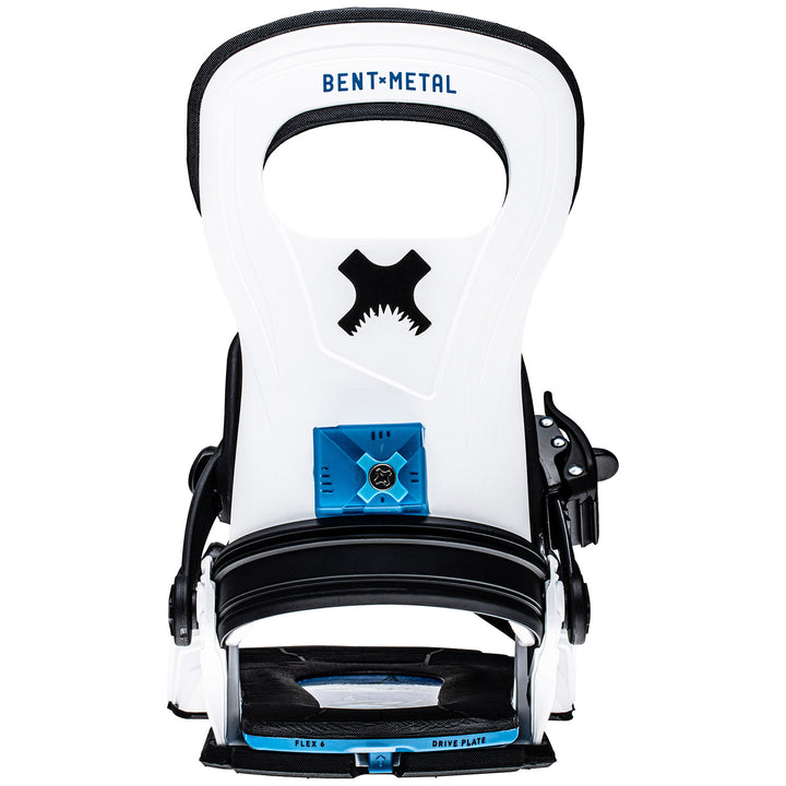 Bent Metal Transfer Snowboard Bindings 2022 White