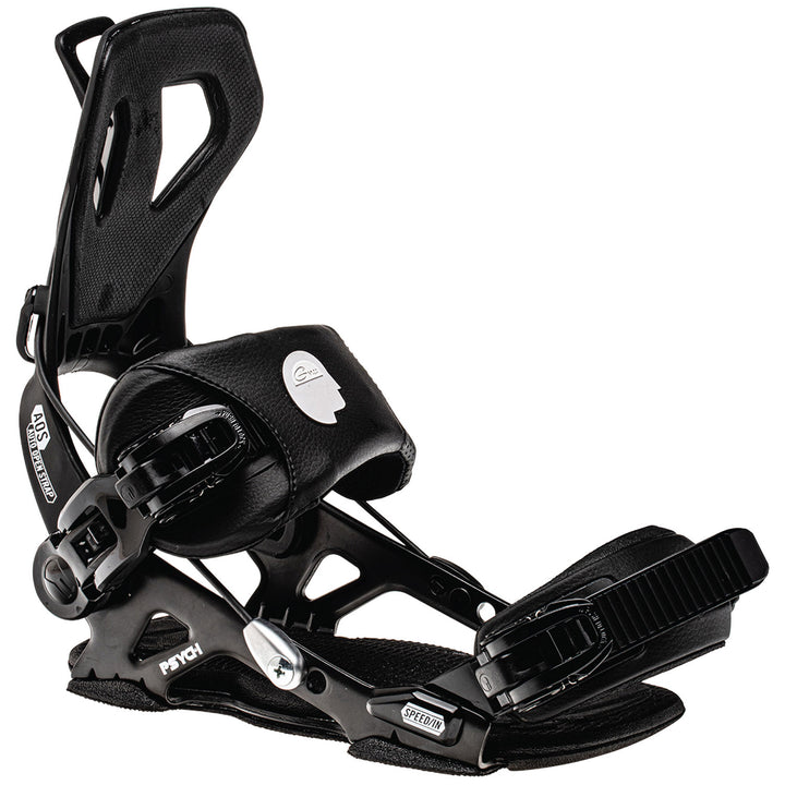 GNU Psych Snowboard Bindings 2023 Black
