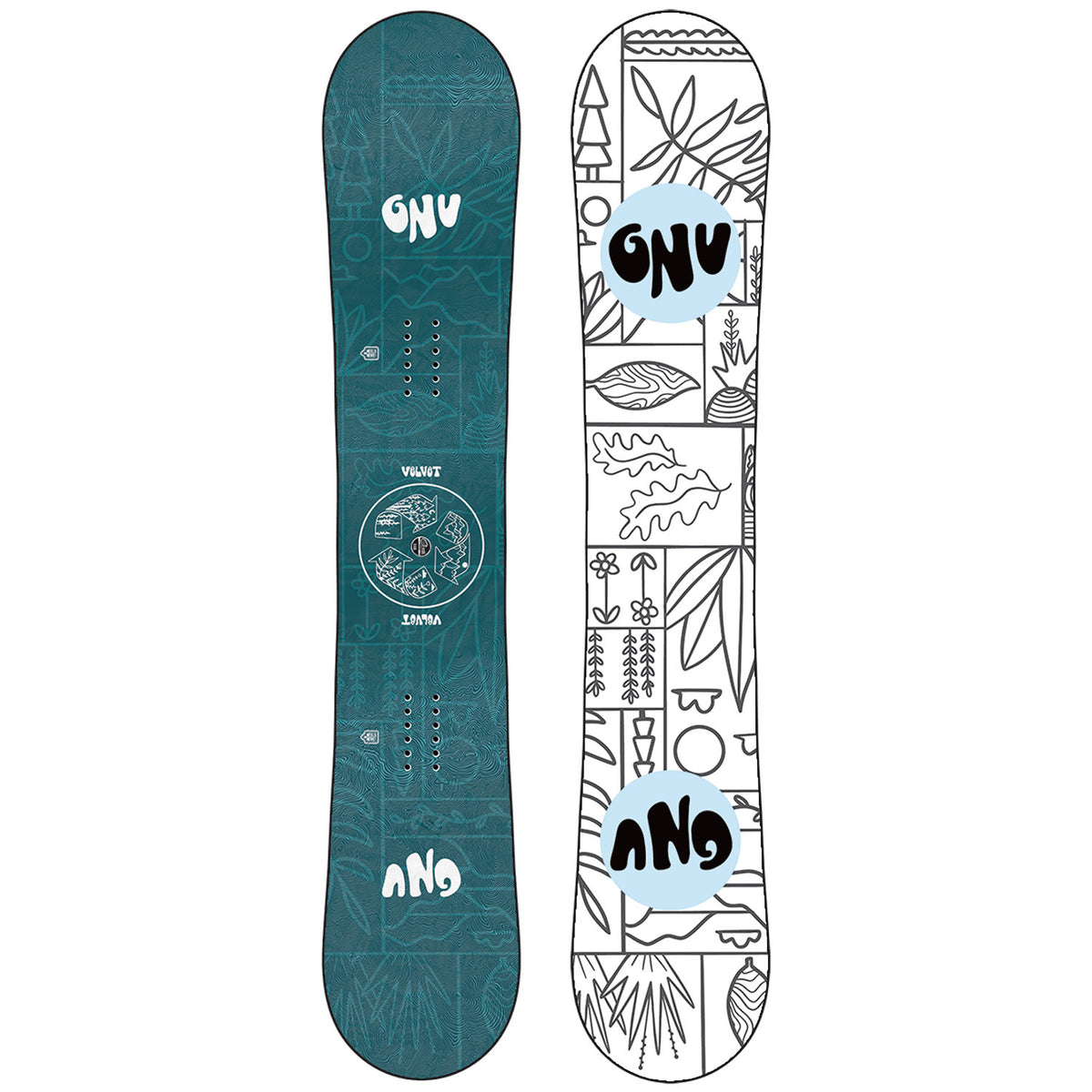 GNU Asym Velvet C2 Snowboard - Women's 2022