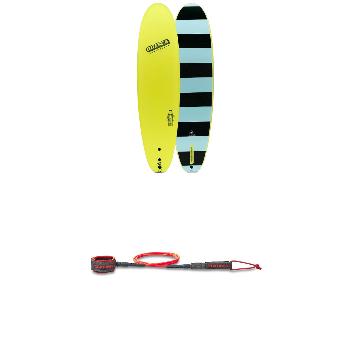 Catch Surf Odysea 7'0" Plank Surfboard + Dakine Kainui Team 7' Leash