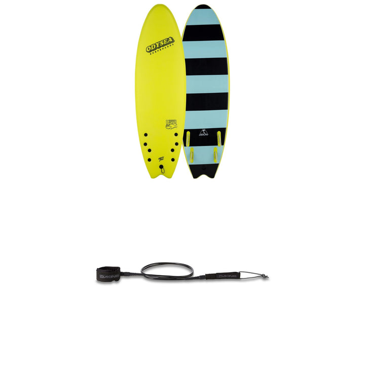 Catch Surf Odysea 6'0" Skipper Quad-Fin Surfboard + Dakine Kainui Team 6' Leash