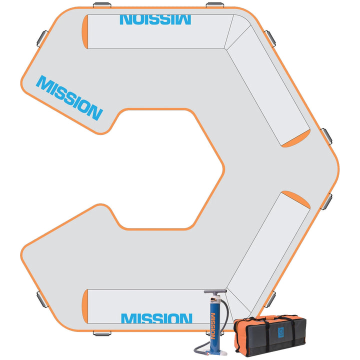 Mission Reef Inflatable Hex C Water Lounge