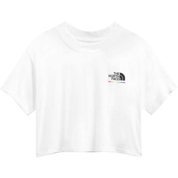 The North Face Pride Short-Sleeve Crop T-Shirt - Women's TNF White