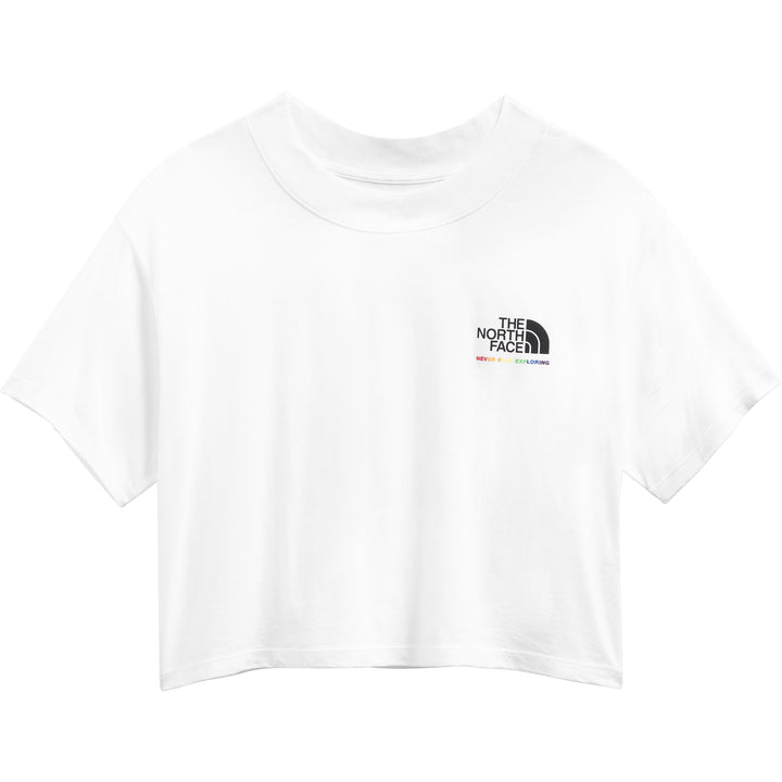 The North Face Pride Short-Sleeve Crop T-Shirt - Women's TNF White