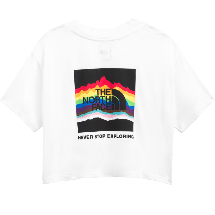 The North Face Pride Short-Sleeve Crop T-Shirt - Women's TNF White