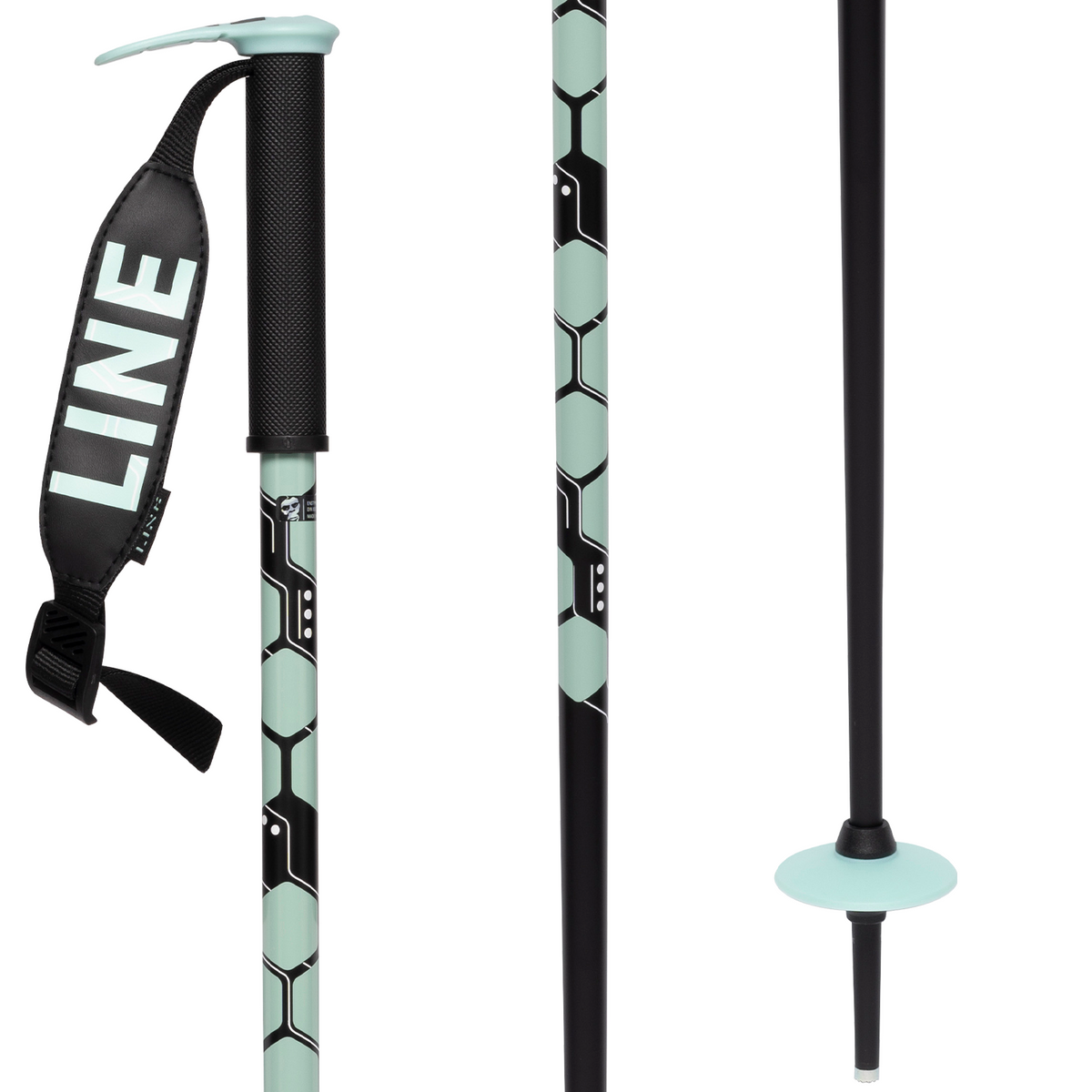 Line Skis Hairpin Ski Poles - Women's 2022 Black