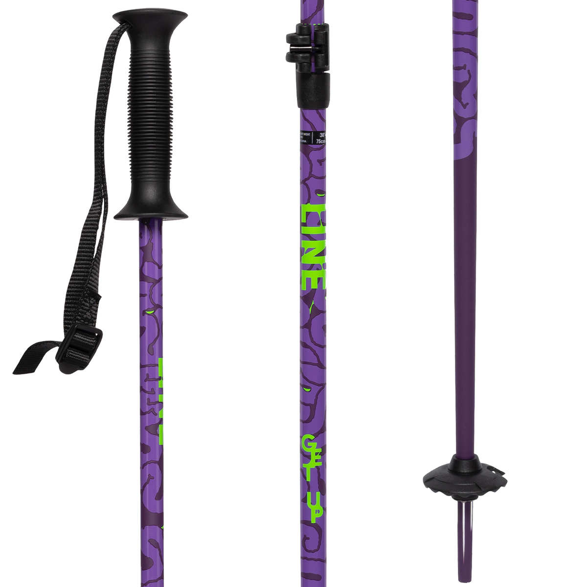 Line Skis Get Up Ski Poles - Boys' 2022 Purple