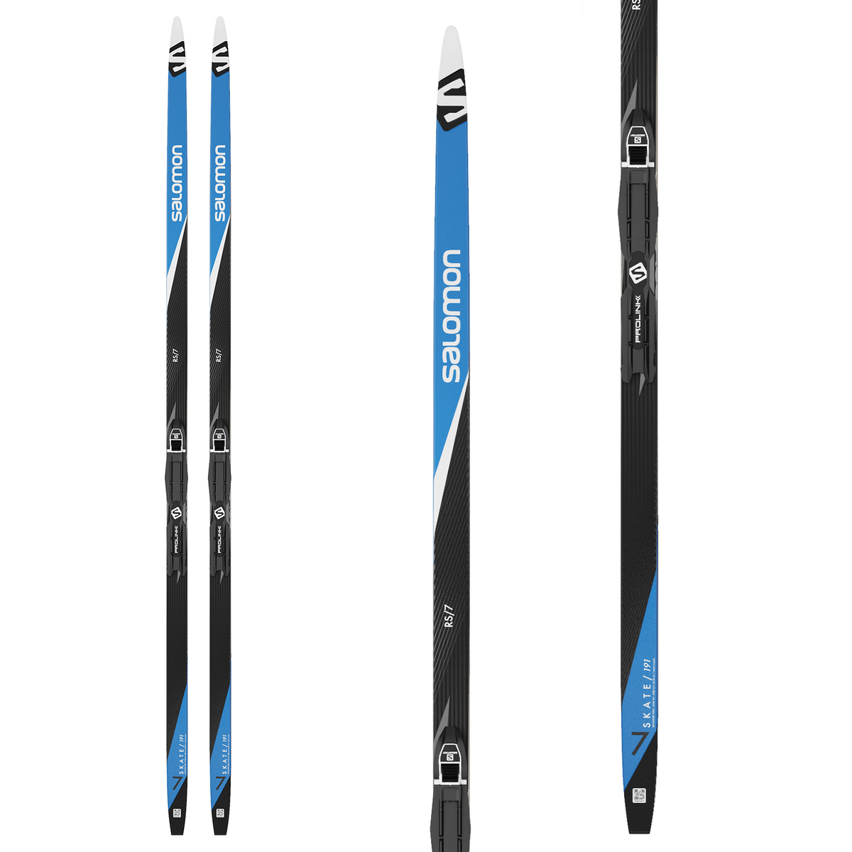 Salomon RS 7 Cross Country Skis + Prolink Access Bindings 2024