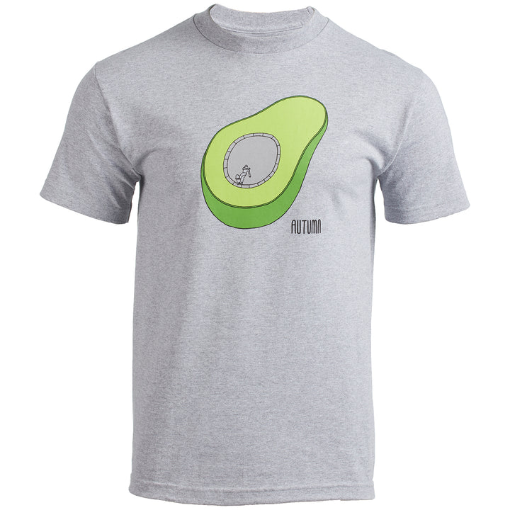 Autumn Avocado T-Shirt - Men's Heather Grey