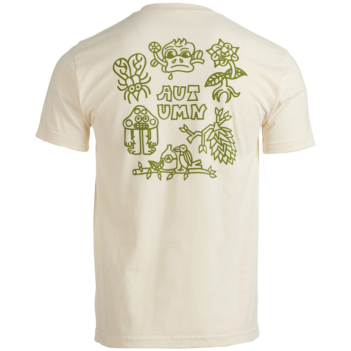 Autumn Friends T-Shirt - Men's Cream