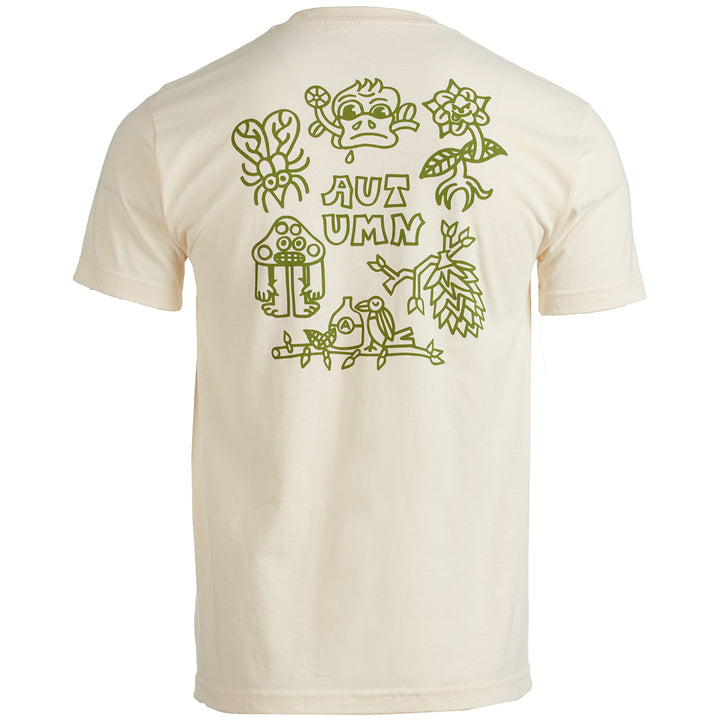 Autumn Friends T-Shirt - Men's Cream