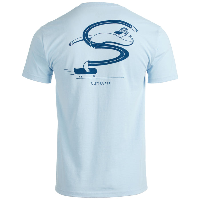 Autumn Push T-Shirt - Men's Baby Blue