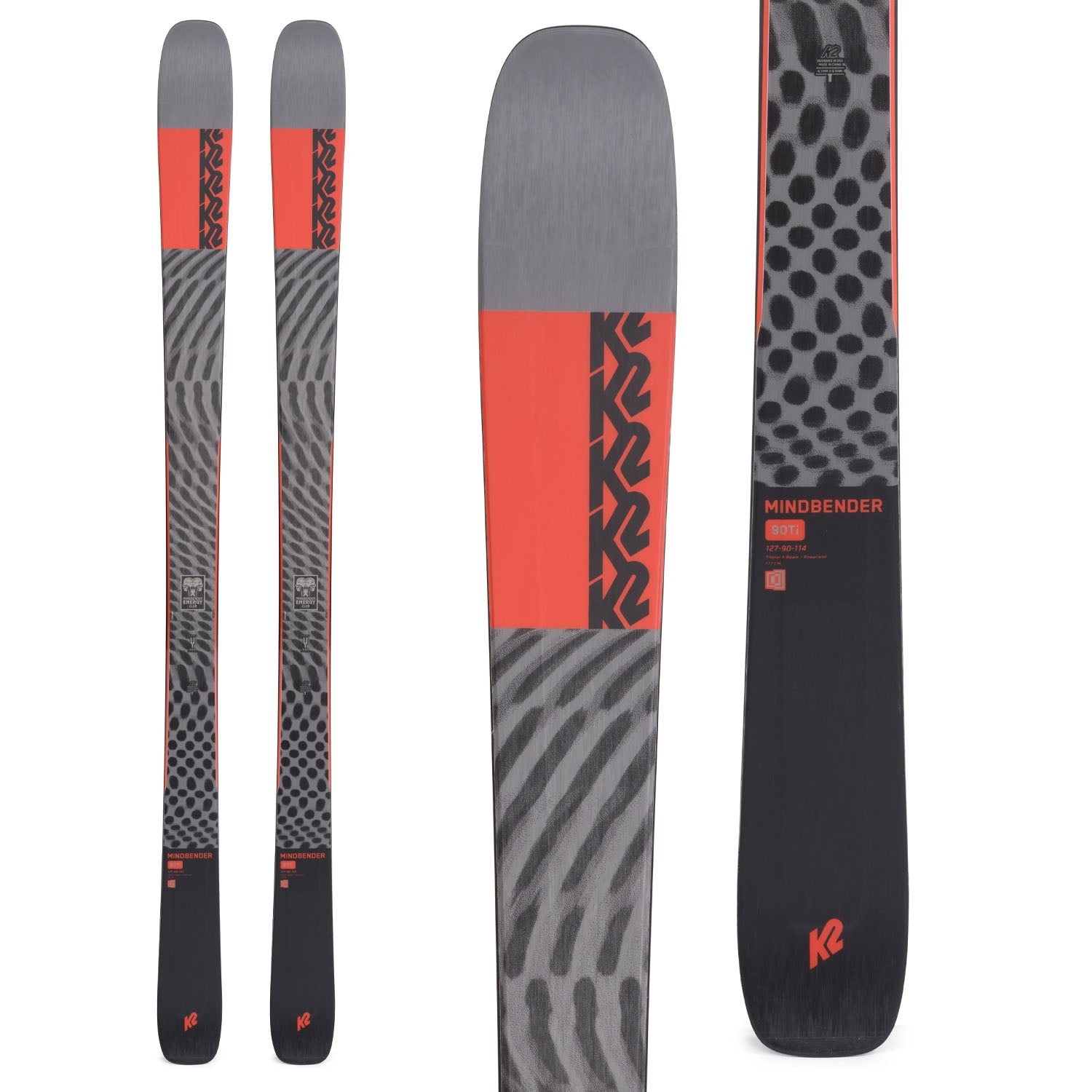 K2 Mindbender 90 Ti Skis 2022 – evo