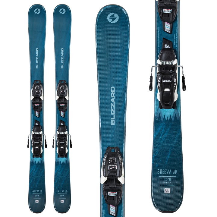 Blizzard Sheeva Twin Jr Skis + 4.5 FDT WB Bindings - Kids' 2024