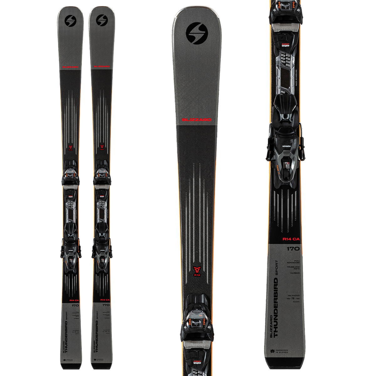 Blizzard Thunderbird Sport Ca Skis + TPC 11 Bindings 2023