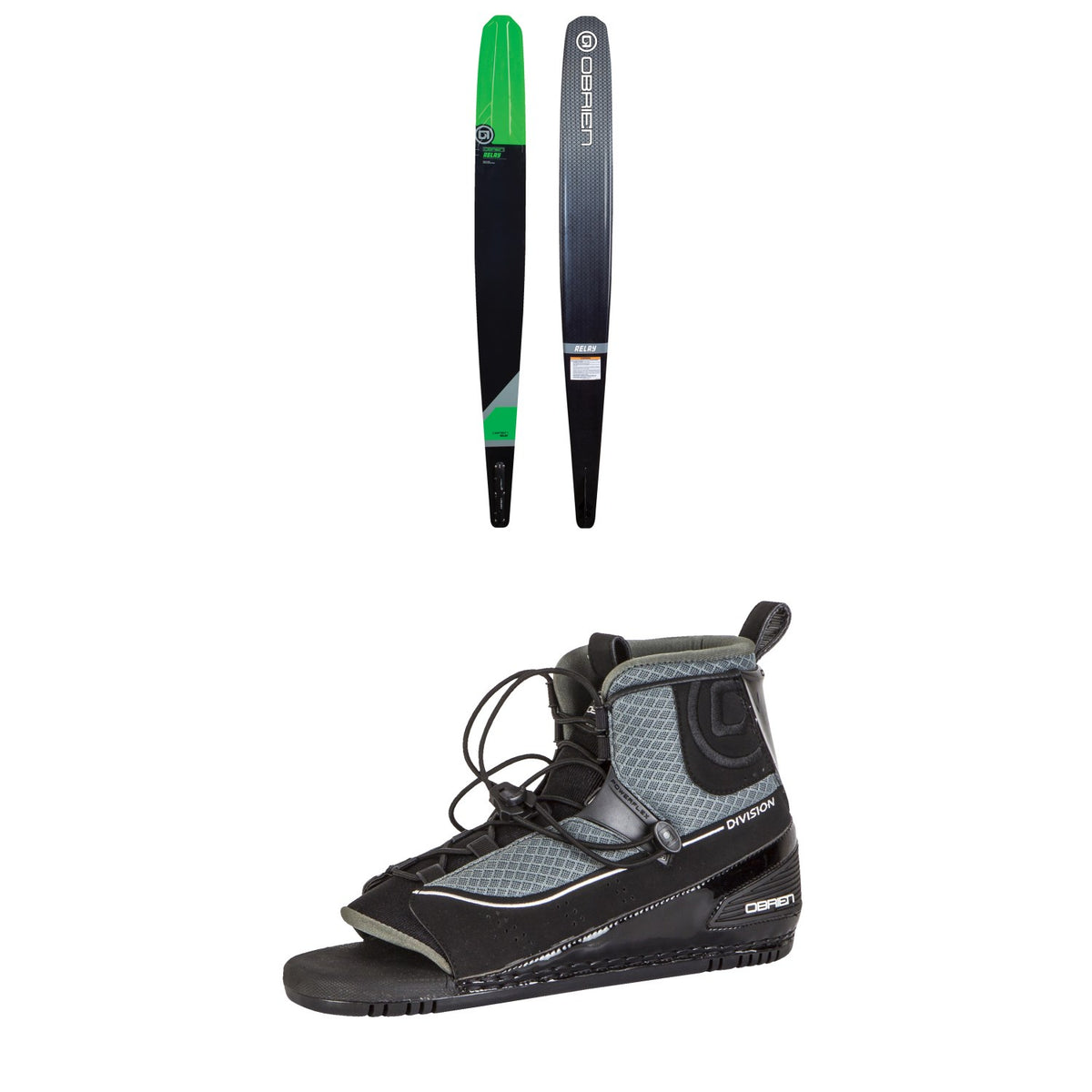 Obrien Relay Slalom Water Ski + Obrien Division Water Ski Binding