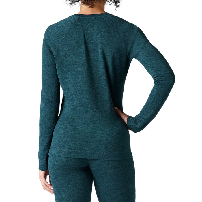 Smartwool Classic Thermal Merino Base Layer Crew Top - Women's Twilight Blue Heather