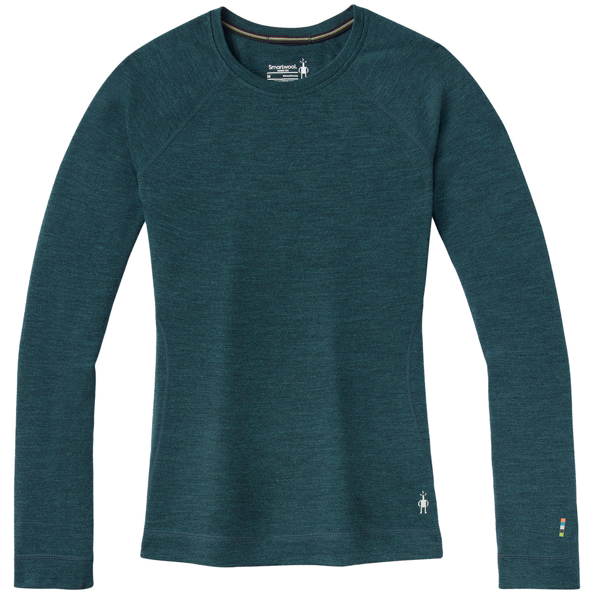 Smartwool Classic Thermal Merino Base Layer Crew Top - Women's Twilight Blue Heather