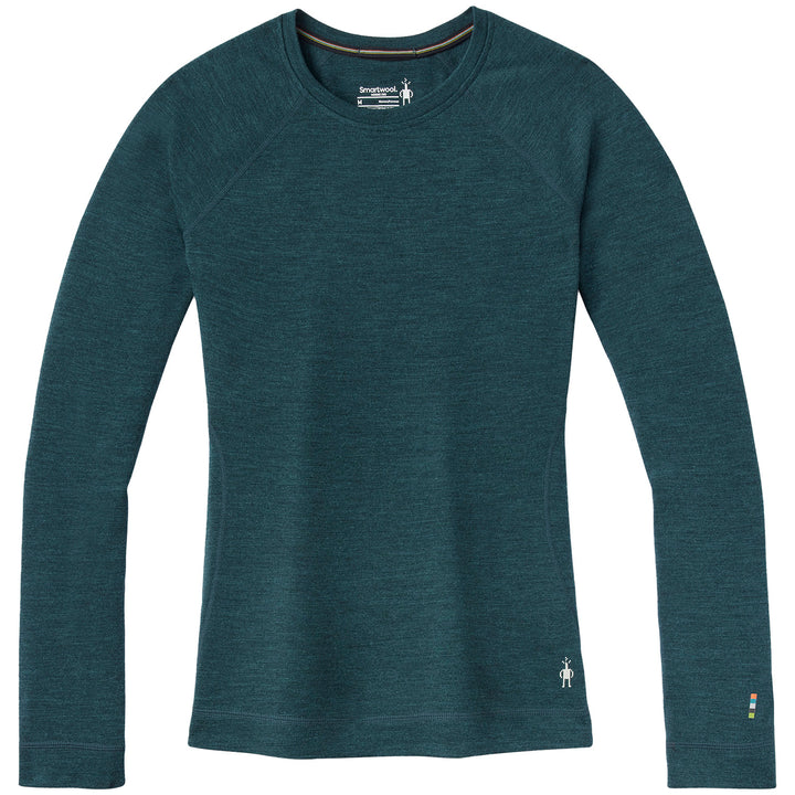 Smartwool Classic Thermal Merino Base Layer Crew Top - Women's Twilight Blue Heather