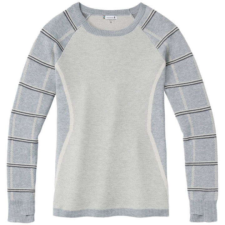 Smartwool Dacono Crew Sweater - Women's Light Grey Heather