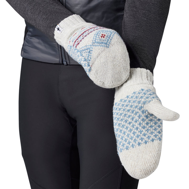 Smartwool Hudson Trail Nordic Mittens Ash Heather