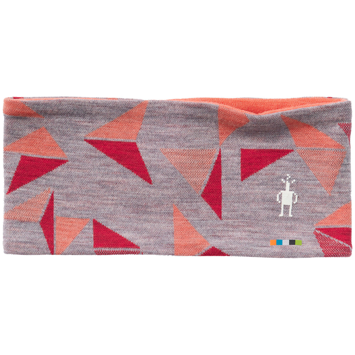 Smartwool Merino 250 Pattern Reversible Headband Light Gray Pinwheel