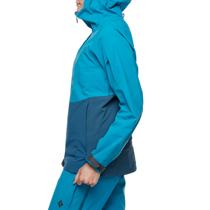 Black Diamond Recon Stretch Ski Shell Jacket - Women's Azul/Azurite