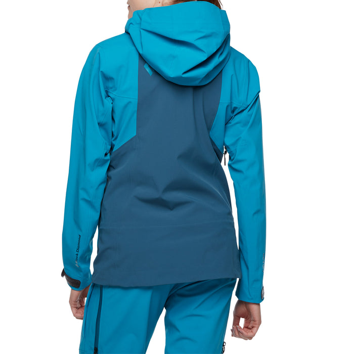 Black Diamond Recon Stretch Ski Shell Jacket - Women's Azul/Azurite