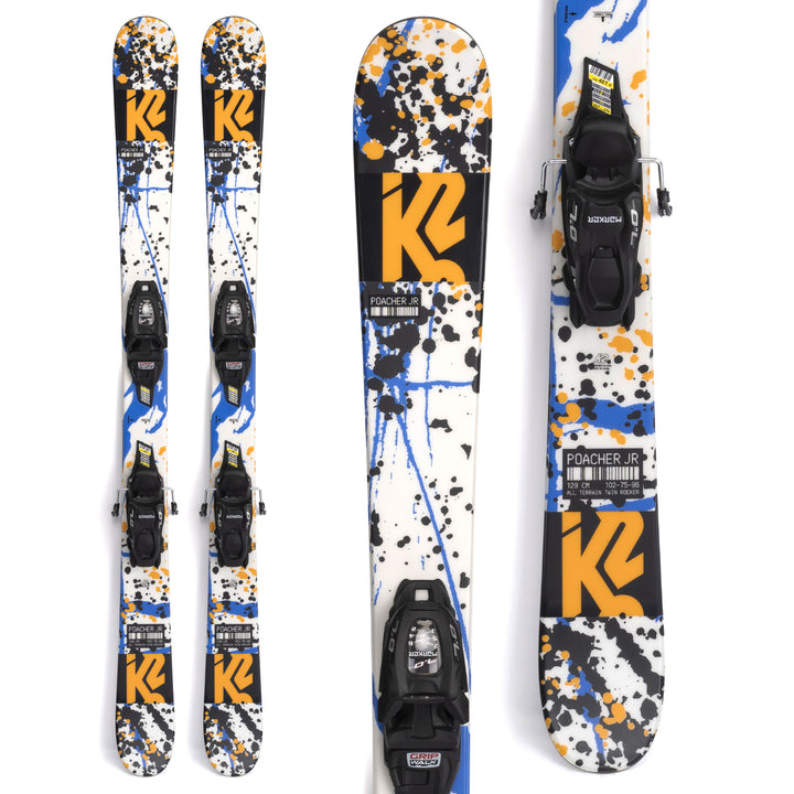 K2 Poacher Jr Skis + FDT 7.0 Bindings - Boys' 2022